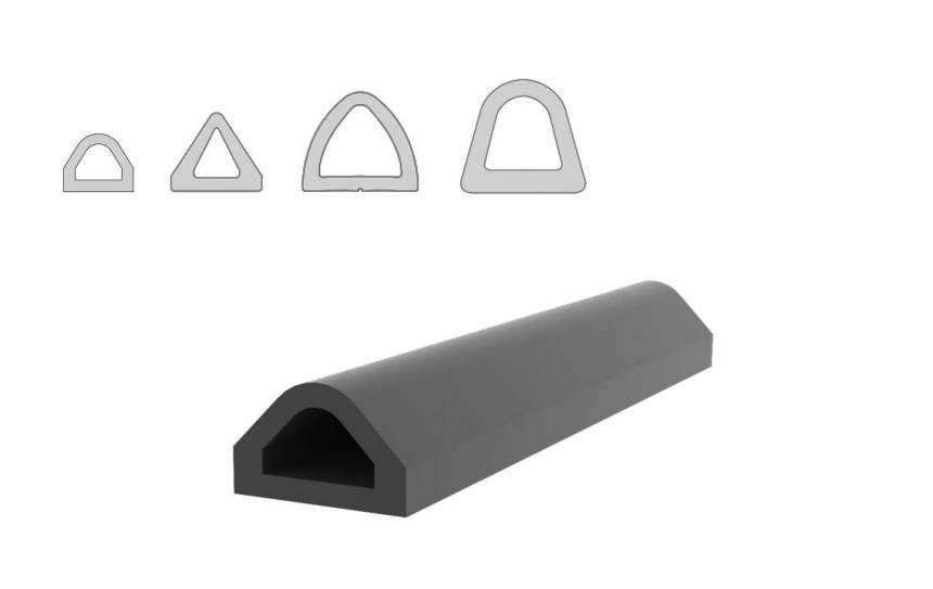 Delta shaped fender profiles