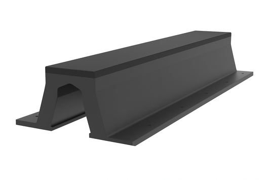 Défense arquée avec couche supérieure en UHMW-PE